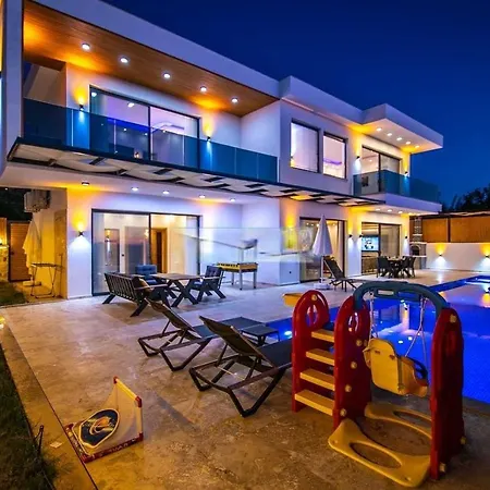 Lycian-kalkan 3 Bedroom-2 Jakuzzies-sauna-turkish Hamam-huge Private Pool And Lovely Garden * Kas
