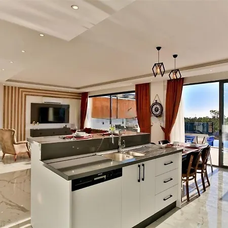 Villa Olivet-kalkan- Huge Private Pool And Lovely Garden-jakuzzies-sauna-turkish Hamam
