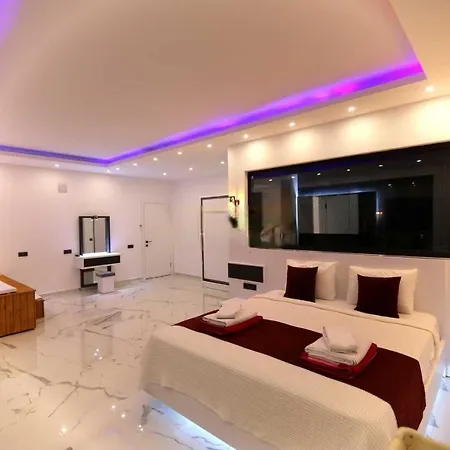 Lycian-kalkan 3 Bedroom-2 Jakuzzies-sauna-turkish Hamam-huge Private Pool And Lovely Garden Villa *