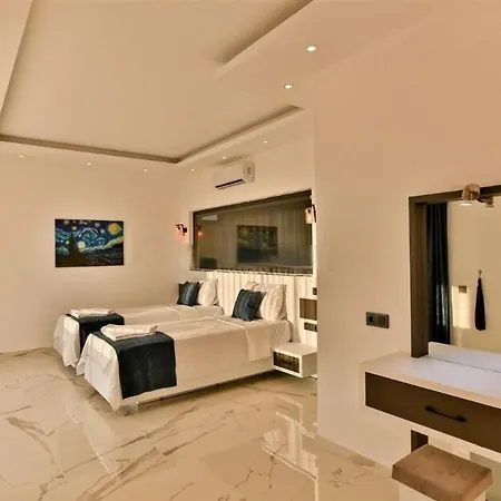 Lycian-kalkan 3 Bedroom-2 Jakuzzies-sauna-turkish Hamam-huge Private Pool And Lovely Garden