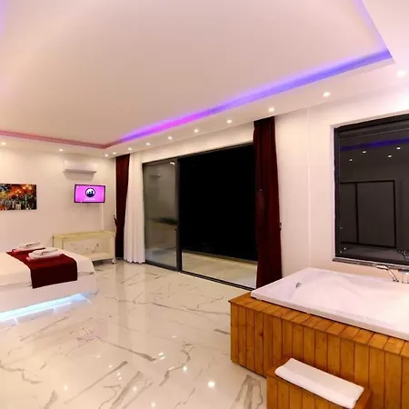 Lycian-kalkan 3 Bedroom-2 Jakuzzies-sauna-turkish Hamam-huge Private Pool And Lovely Garden Villa Kas