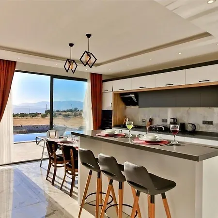 Lycian-kalkan 3 Bedroom-2 Jakuzzies-sauna-turkish Hamam-huge Private Pool And Lovely Garden