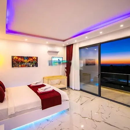 Lycian-kalkan 3 Bedroom-2 Jakuzzies-sauna-turkish Hamam-huge Private Pool And Lovely Garden