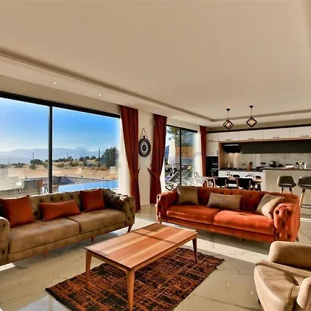 Lycian-kalkan 3 Bedroom-2 Jakuzzies-sauna-turkish Hamam-huge Private Pool And Lovely Garden Villa *