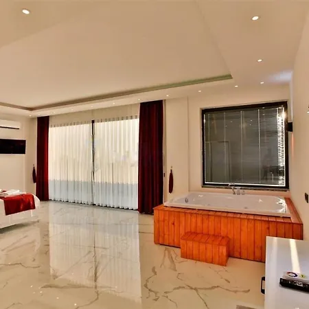 Lycian-kalkan 3 Bedroom-2 Jakuzzies-sauna-turkish Hamam-huge Private Pool And Lovely Garden Villa Kas