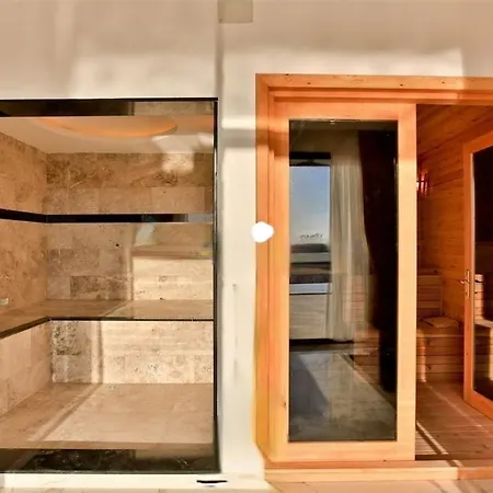 Villa Lycian-kalkan 3 Bedroom-2 Jakuzzies-sauna-turkish Hamam-huge Private Pool And Lovely Garden